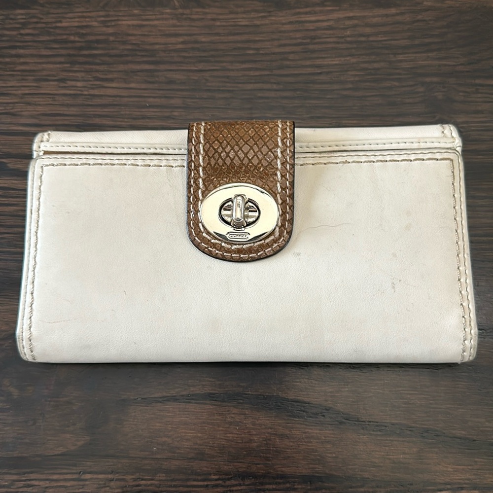 Coach Turn Lock Wallet